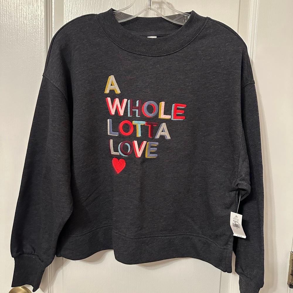 Charcoal Graphic Sweater